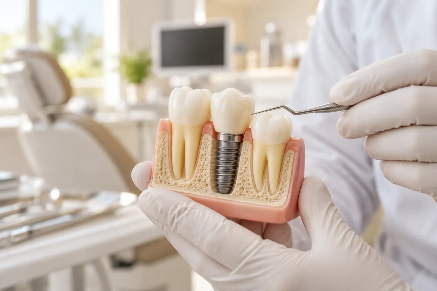 Коронка на имплант DENTIUM во Фрязино